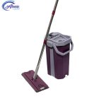 Set mop plat si găleată Squeeze, YYS-051 - Vișiniu