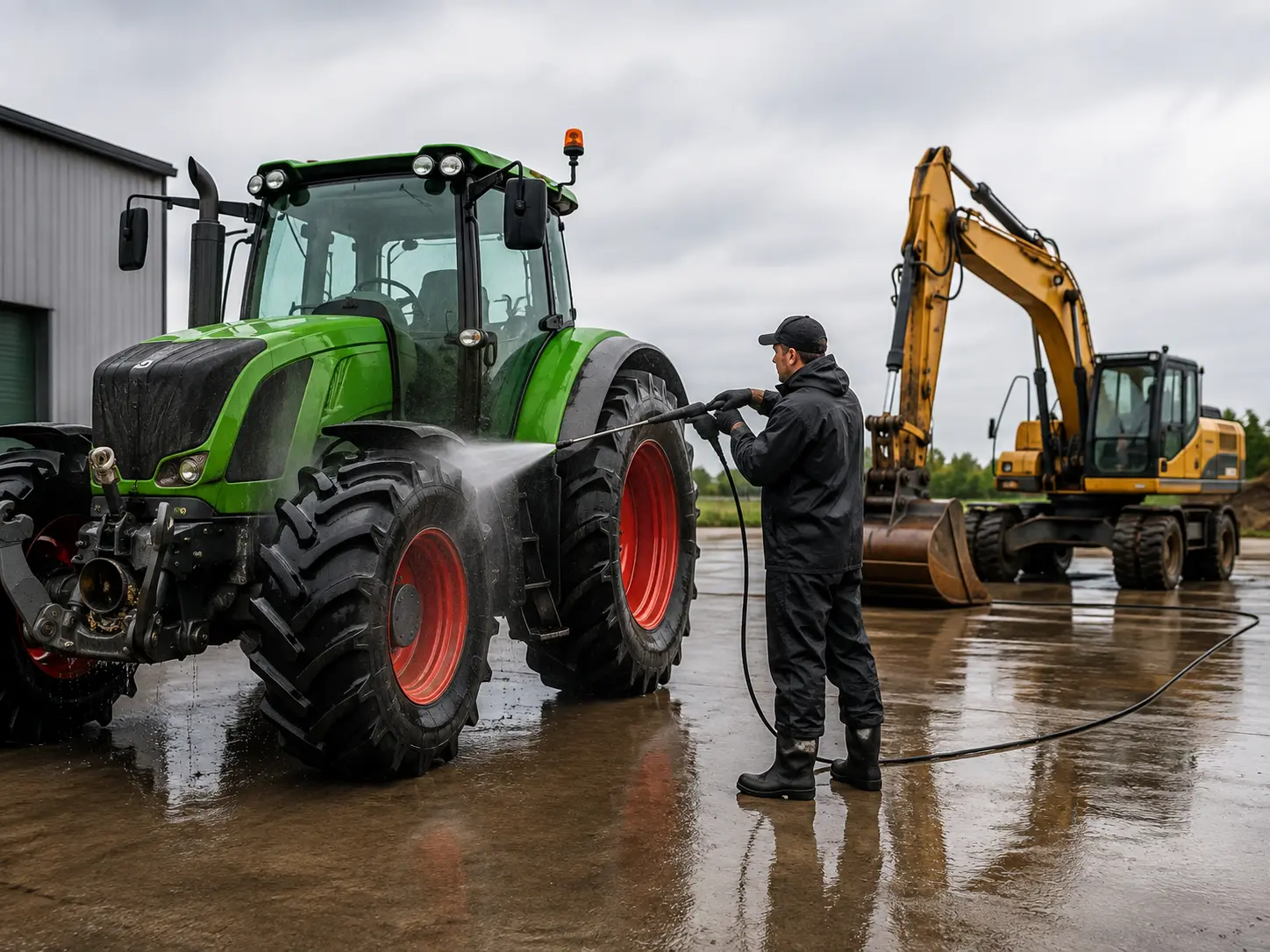 servicii spalare utilaje agricole si industriale